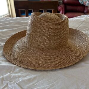 Peter Beaton Asymmetrical Straw Hat